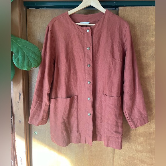Linenfox Jackets & Blazers - Leone Heavy Linen Jacket - Linenfox